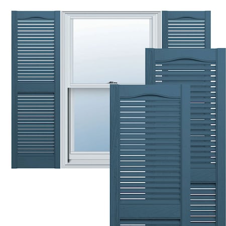 Ekena Millwork Builders Edge, TailorMade Cathedral Top Center Mullion, Open Louver Shutters, BEL1140026036, PR BEL1140026036